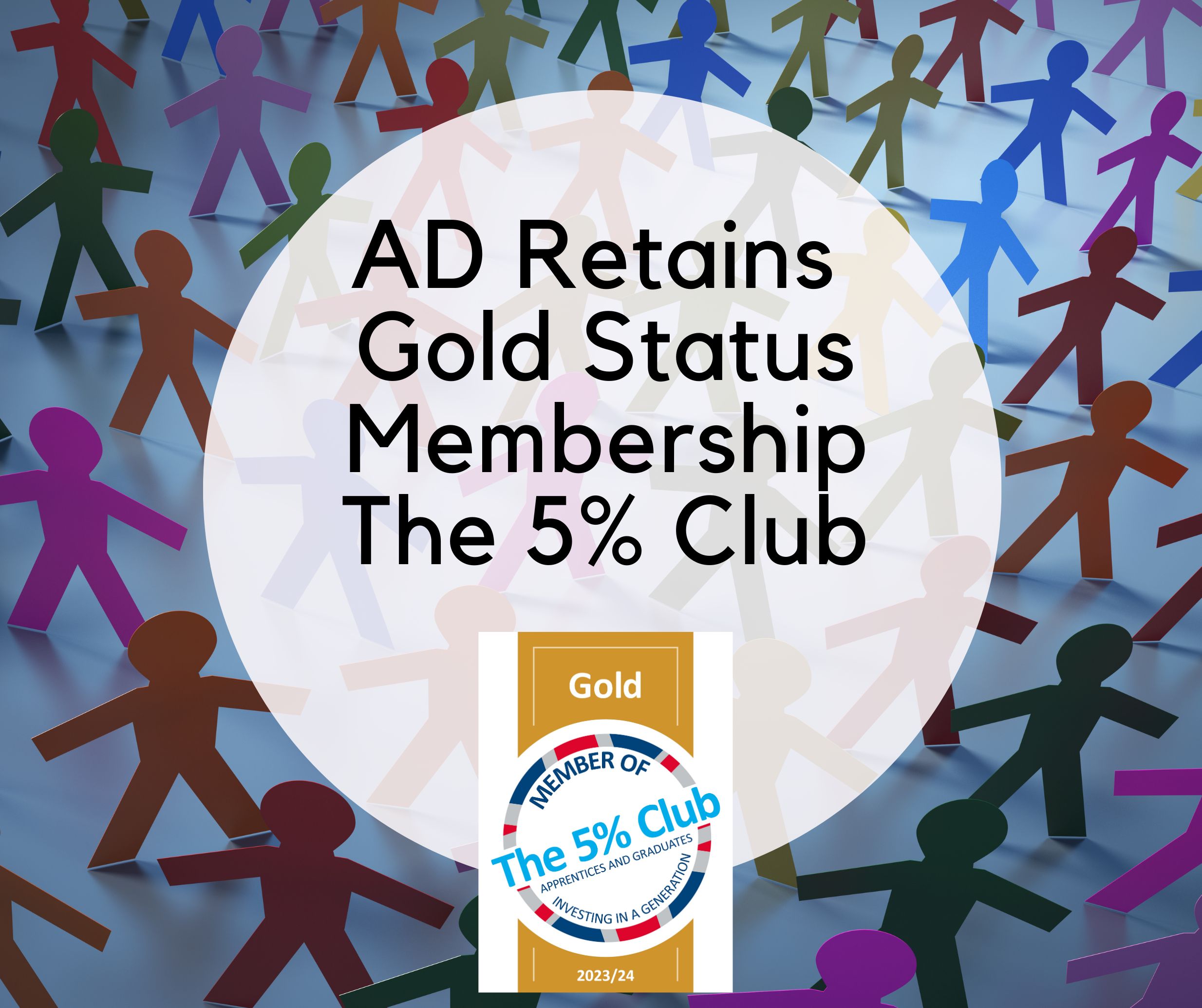 AD Retains Gold Membership of the 5%  image